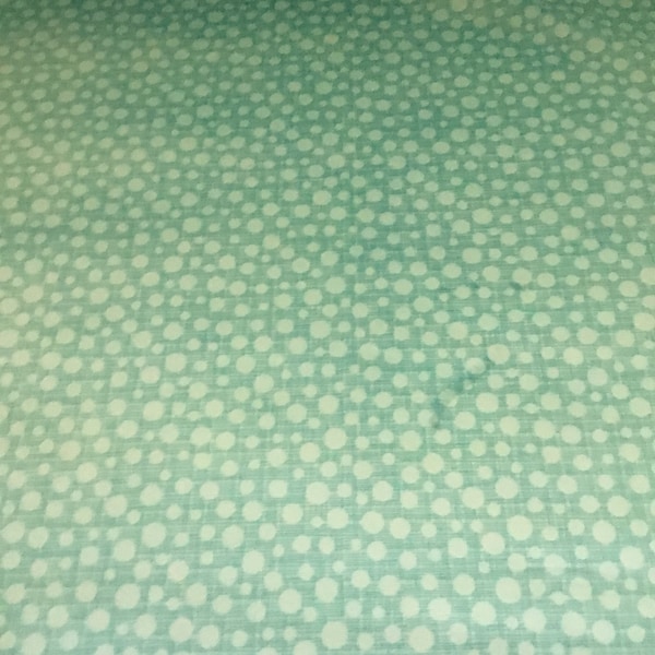 Michael Miller - Minky Fabric - HASH DOT - Tone on Tone blue/green soft. cuddley  Microfiber fabric - Free Shipping