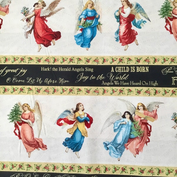 ANGELS SONG - Premium Cotton fabric from Wilmington Prints - 1/2 yd