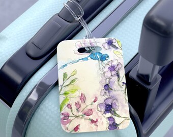 GoldK Dragonfly Constellation Leather Luggage Tags Baggage Bag Instrument Tag Travel Labels Accessories with Privacy Cover GoldK Dragonfly Constellation Leather Luggage Tags Baggage Bag Instrument Tag Travel Labels Accessories with Privacy Cover