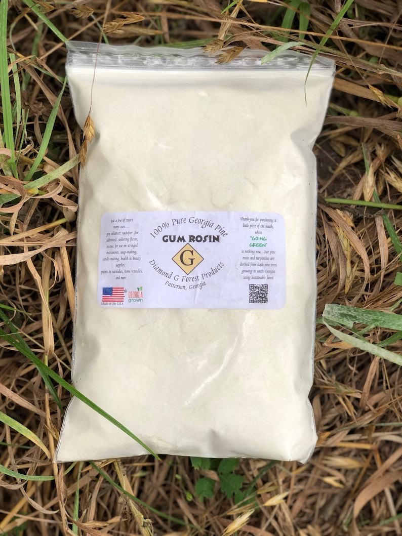 1 Lb. Powdered Pine Gum Rosin/colophony Etsy