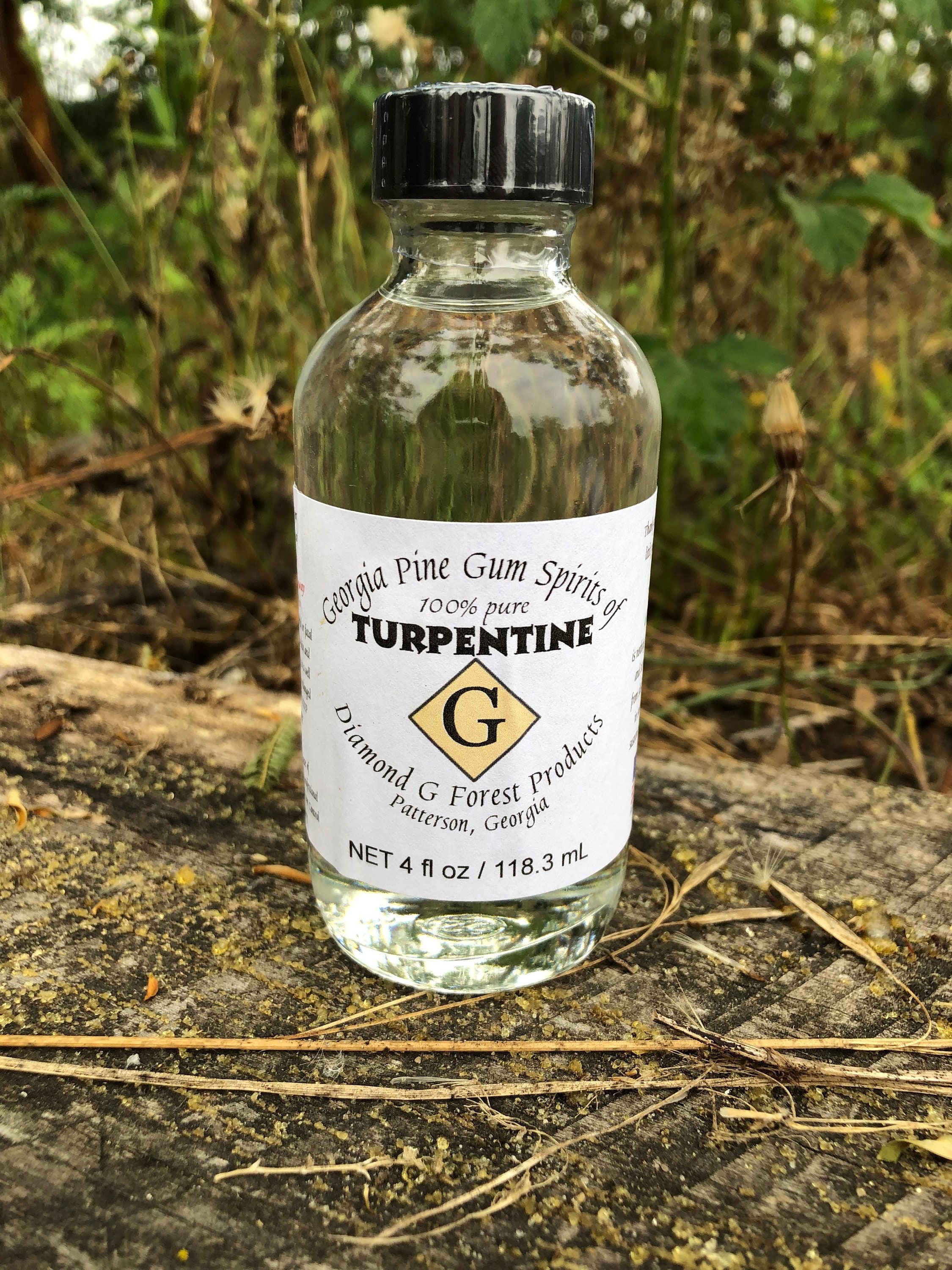 4 oz 100% Pure Gum Spirits of Turpentine Etsy