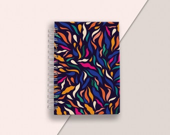 Spiral Bound Dot Grid Journal or Lined Notebook, Gift for Easter