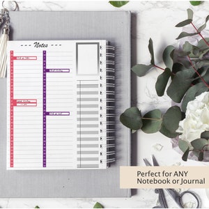 30 Minute Interval Time Schedule Stickers, Appointment Book, for Vertical Planners. Fits BIG & Classic Happy Planner image 5