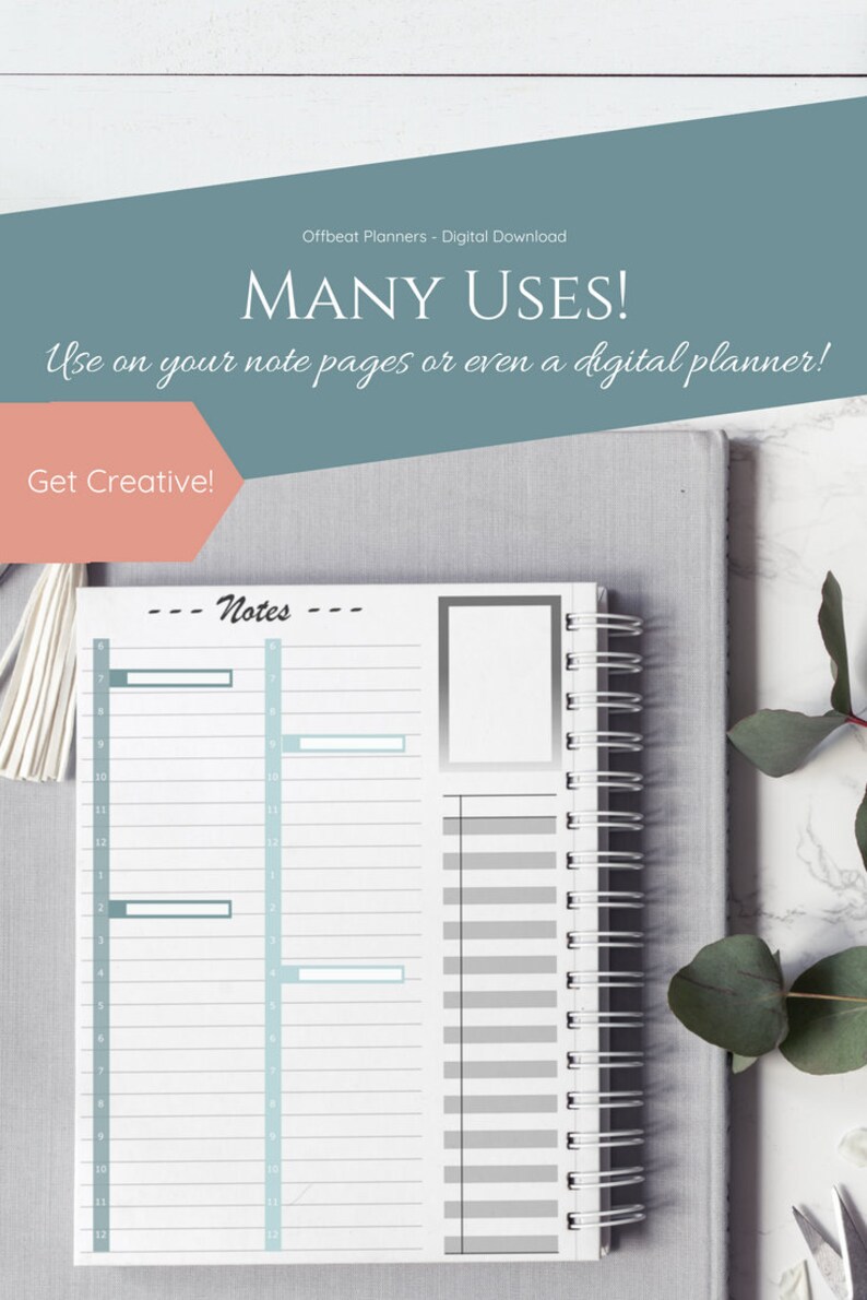 Winter Time Schedule Hourly Stickers for Your BIG Happy Planner. Etsy