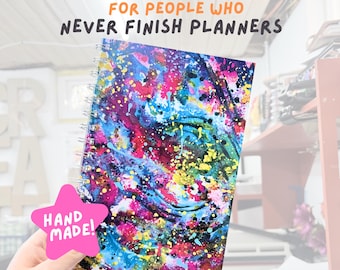 ADHD Hardcover Planner | Focused Sprint Planner | Hourly, Daily, Weekly, Monthly Agenda, Project & Goal Organizer