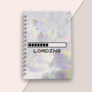 RETRO COMPUTER, RETRO Art, Mental Health & Wellness, Dream Journal, Hardcover Journal, manifestation journal, Junk Journal, Reading Journal