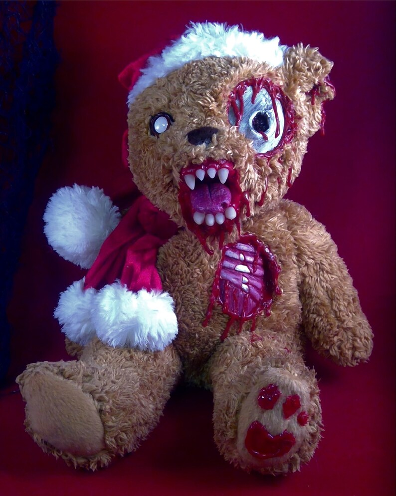 creepy cute teddy bear