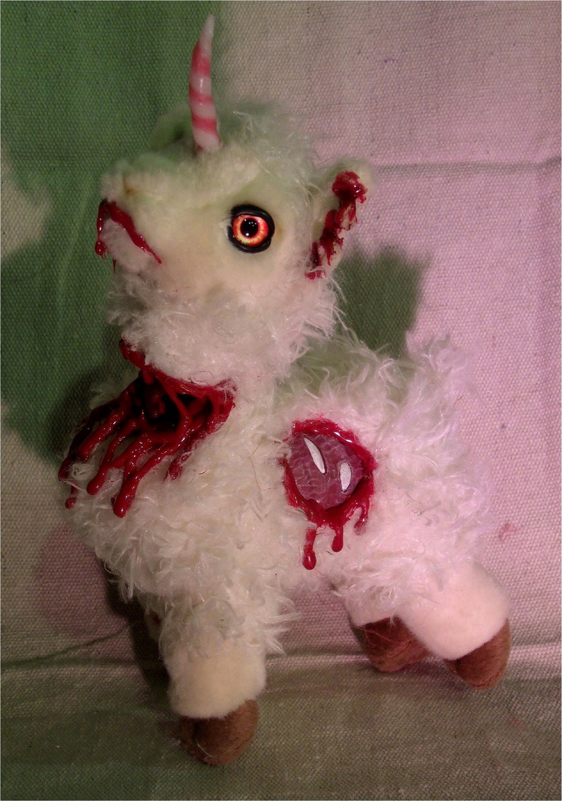 Creepy Cute Plush Zombie Llama Unicorn | Etsy