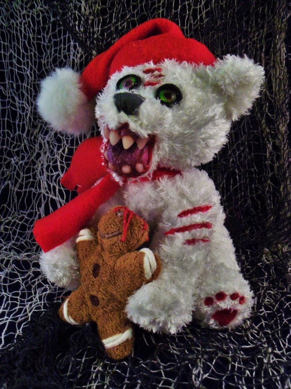 creepy cute teddy bear