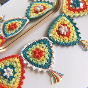 CROCHET PATTERN Boho Party Garland / Bunting