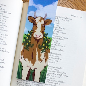 Brown Cow Bookmark