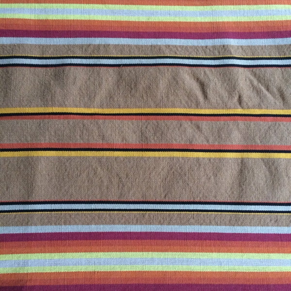 Vintage Mid Century Fabric Curtain Panel - 2 Yards