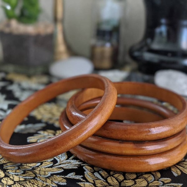 Wooden Bangle - Etsy