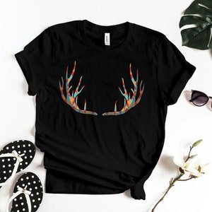 Abstract Antler T-Shirt | Hunter | Hunting | Deer | Antler | Art |