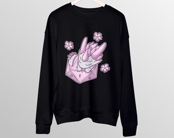 チェリーブロッサムドラゴンスウェットシャツ | RPG | ゲームマスター | テーブルトップRPG | テーブルトップゲーム | RPG | ロールプレイング