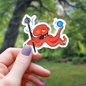 Wizard Octopus Sticker | RPG Sticker | Tabletop Gaming Sticker | Rpg Sticker | Tabletop RPG Sticker | Game Sticker