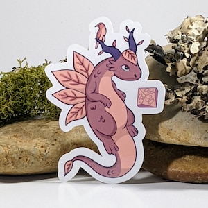 Dragón de cosecha con pegatina de dados / Pegatina Rpg / Pegatina de juegos de mesa / Pegatina RPG / Pegatina Game Master Rpg / Pegatina GM