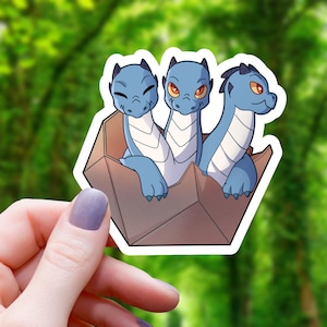 Baby Hydra Sticker | TTRPG Sticker | Role Playing Sticker | Nerdy Sticker | Laptop Sticker