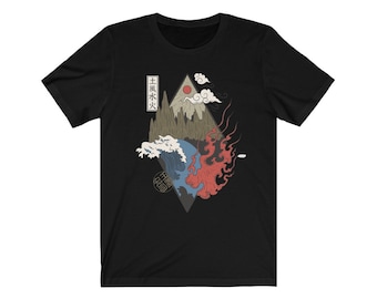 Mens Elements Shirt Nature Lover Gift Four Elements T-shirt Nature Shirt Camping Shirt Earth Shirt