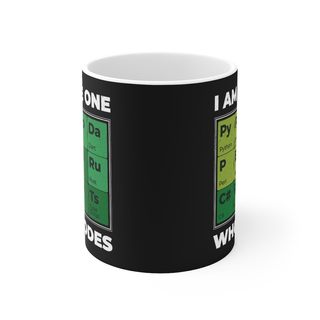 The One Who Codes Ceramic Mug Coffee Mug Programming Etsy