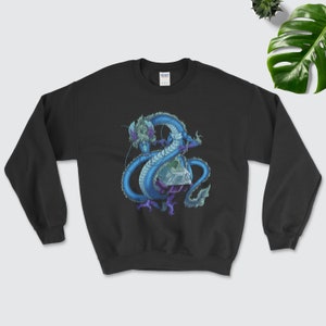 Azure Dragon Mechanical Keyboard Switch Sweatshirt | Keyboard Jumper | Mech Keyboard Jumper