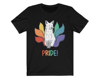 Pride Kitsune T-Shirt | Pride Shirt | Kitsune Shirt | Fun Pride Shirt