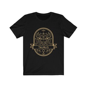 Taurus Illustration T-Shirt | Taurus Shirt | Taurus Zodiac Shirt | Taurus Zodiac