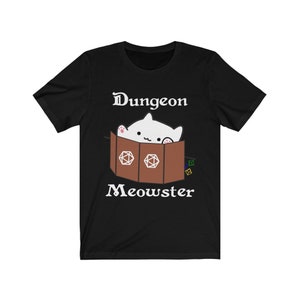Cat GM T-Shirt | Rpg | Game Master | Tabletop RPG | Tabletop Games | RPG | Role Playing | With Dice | 1