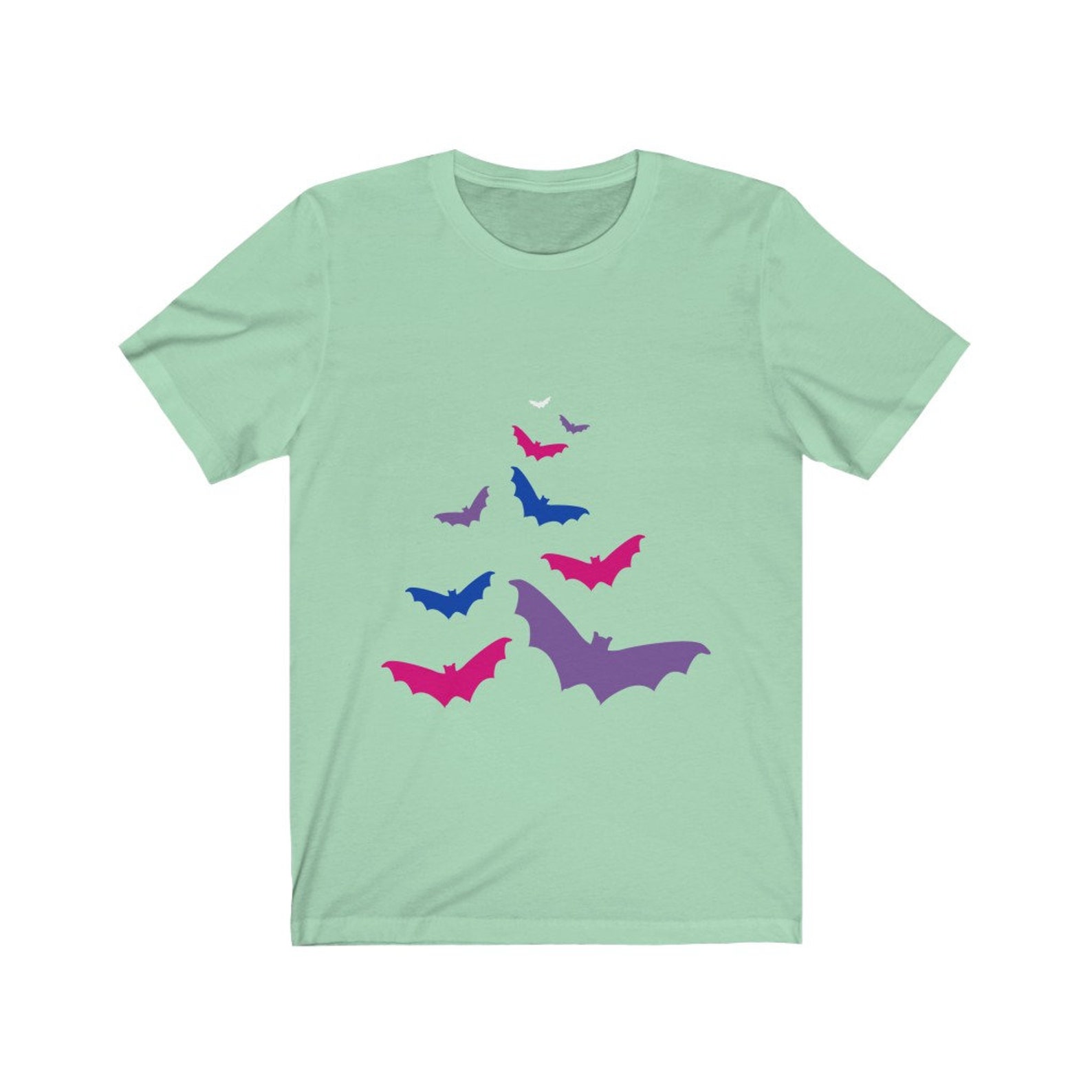 Bi Bats TShirt Bats Halloween Halloween Apparel Etsy