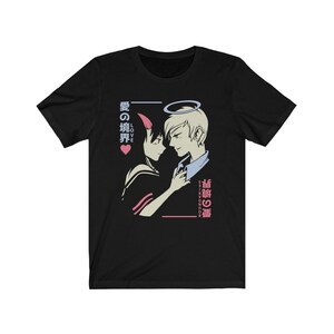 Angel and Devil Anime Pareja Camiseta / Anime / Otaku / Senpai / Waifu / Anime Show / Anime Fight