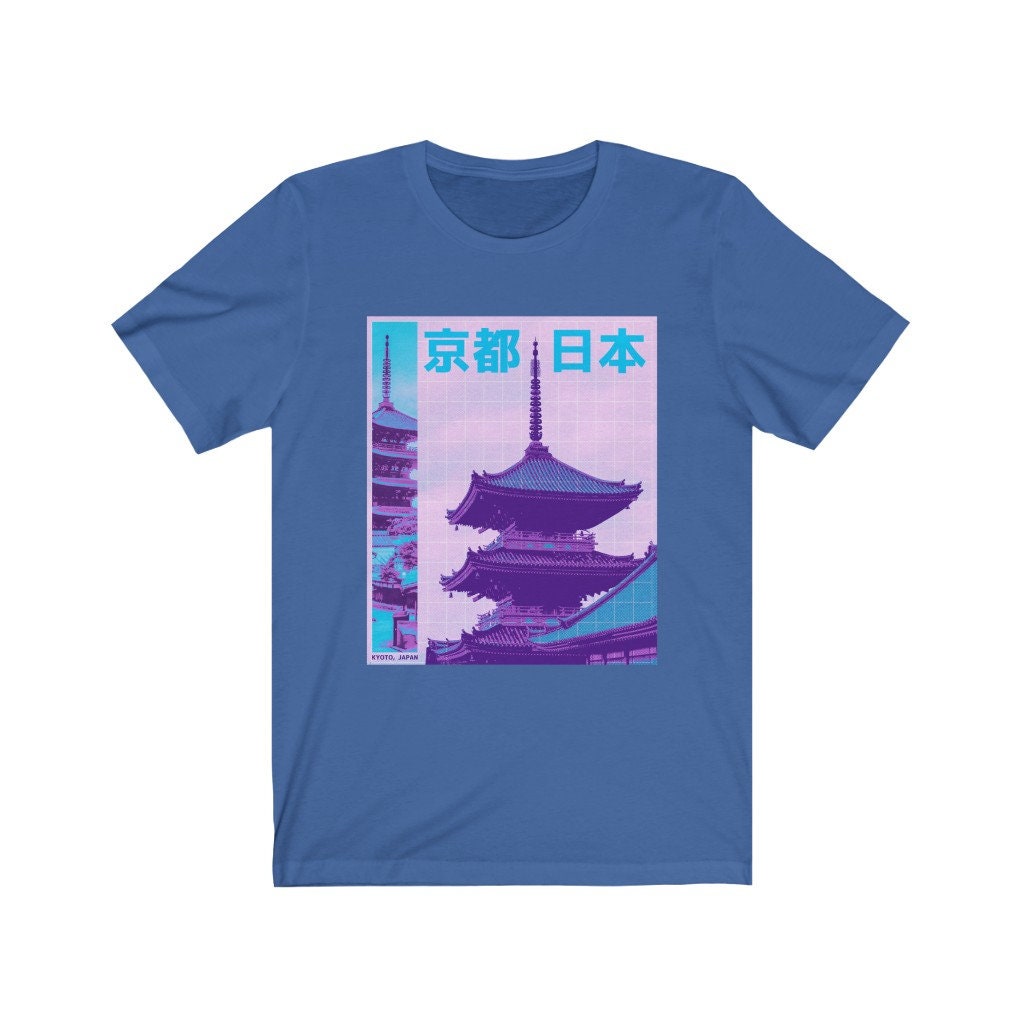 Vaporwave Tokyo City T-shirt | Japanese Kanji Shirt
