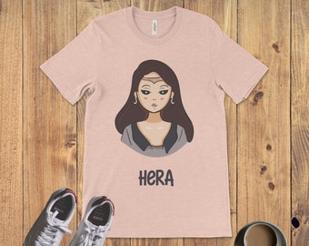 Anime Hera T-Shirt | Greek Goddess Shirt | Greek Mythology Shirt | Mount Olympus