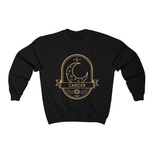 Cancer Planet Zodiac Sweatshirt | Zodiac Sweater | Zodiac Gift | Zodiac Sign Shirt | Zodiac |