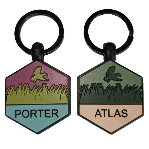 Outdoor/Hunting Silicone Dog Tag Custom Engraved 100 Etsy