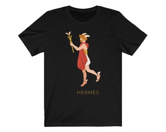 Hermes T-Shirt | Greek Mythology Shirt | Greek Gods | Mythology Gift | Historian Shirt | Mount Olympus |