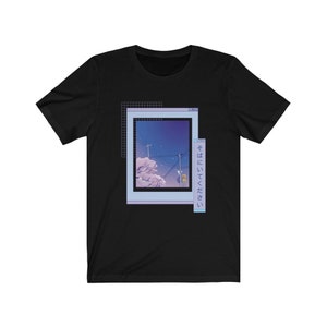 Vaporwave Sakura In Blossom Shirt | Vaporwave Shirt | Cherry Blossom Shirt | Kanji Shirt