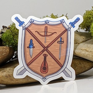 Adhesivo Adventure Crest / Adhesivo Rpg / Adhesivo para juegos de mesa / Adhesivo RPG / Adhesivo Game Master Rpg / Adhesivo GM