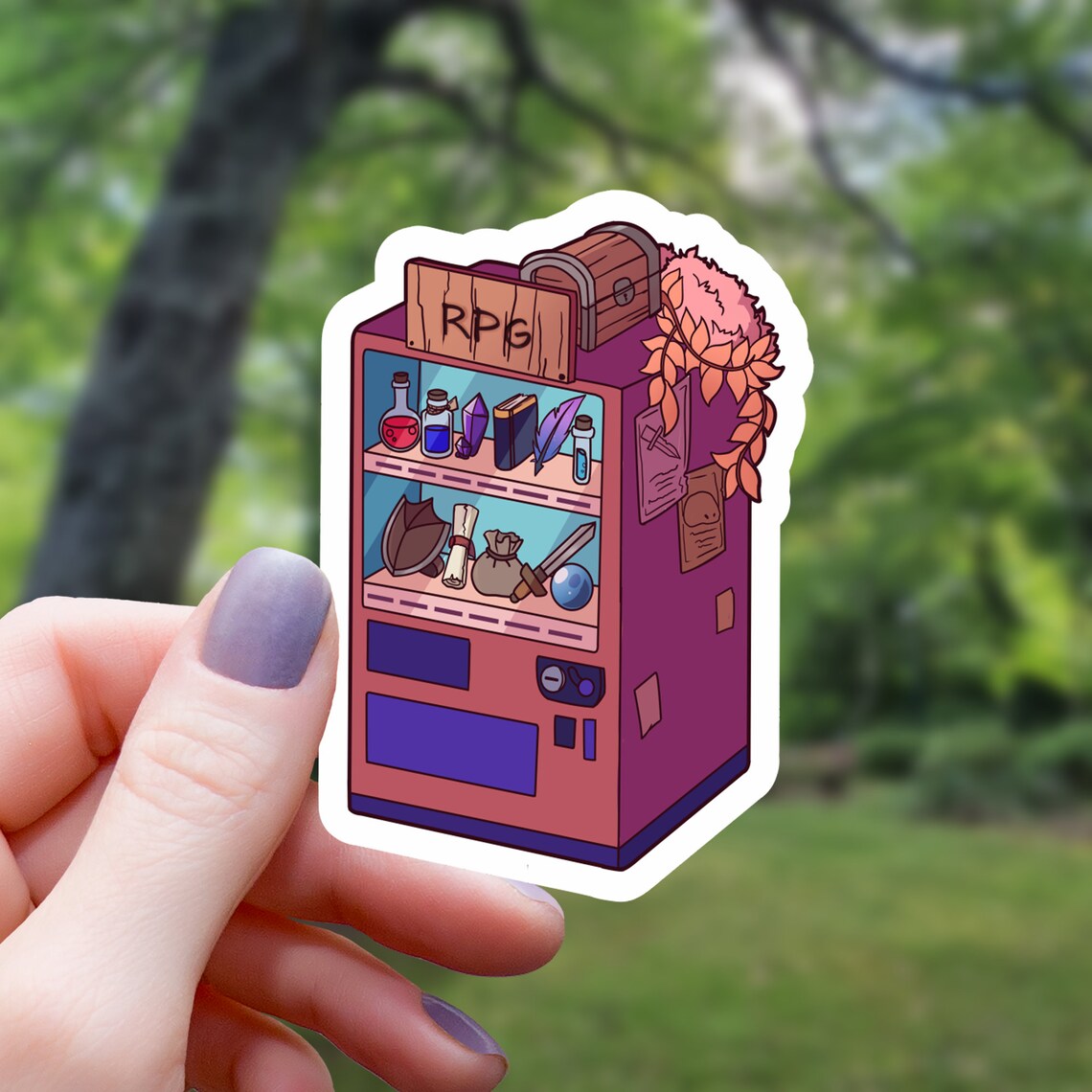 Adventure Vending Machine Sticker | RPG Sticker | Tabletop Gaming ...