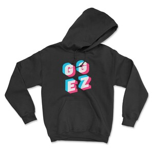 GGEZ Hoodie | Retro Gamer Sweater | MOBA Gamer Sweater | Gamer Sweater | Gaming Sweater