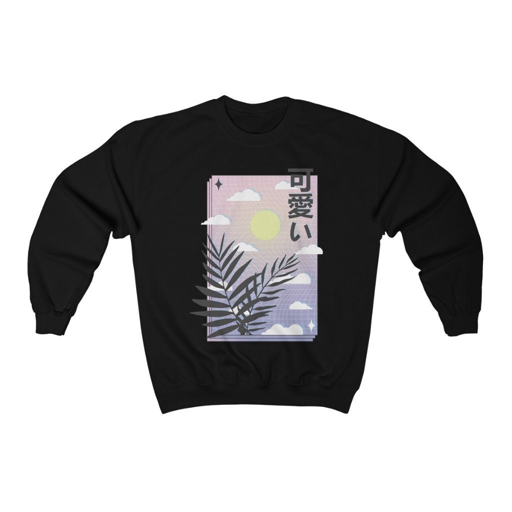 Vaporwave Sky Sweatshirt Vaporwave Art Vaporwave Apparel | Etsy