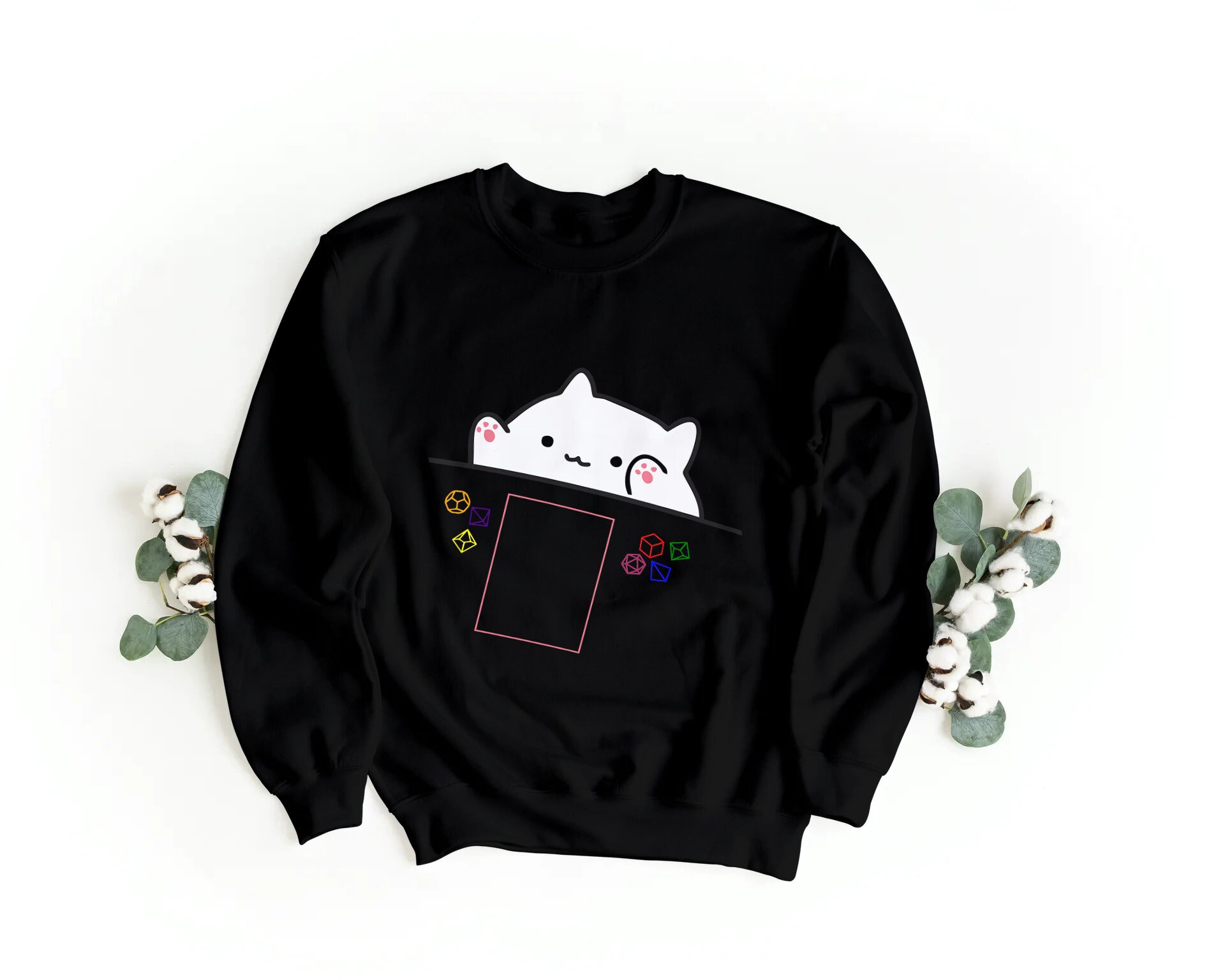 Bongo op cat sweatshirt