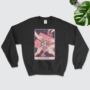 Pastell Hell Game Tarot Card Sweatshirt | Tarot Pullover | Tarot Deck Jumper | Astrologie Pullover | 7
