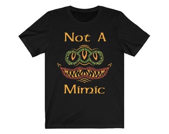 Psychadelic Not A Mimic T-Shirt | Rpg | Game Master | Tabletop RPG | Tabletop Games | RPG | Role Playing