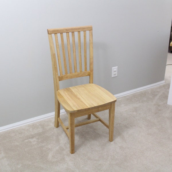 Rustic Farmhouse Chair (Golden Oak) Mission style chair