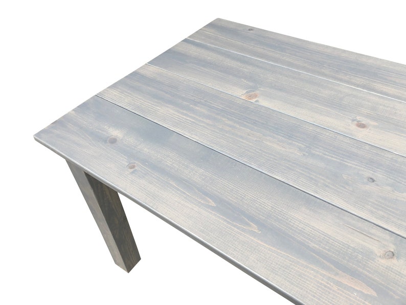 Grey Farmhouse Table - Etsy