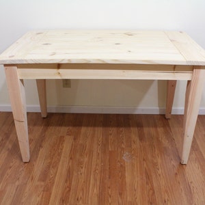 Unfinished Farmhouse Table / Dinning Table / Kitchen Table - Etsy