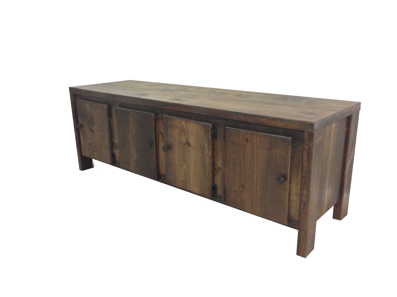 Rustic Storage Bench Etsy