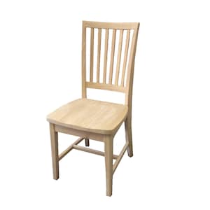 Rustic Unfinished Farmhouse Chair afbeelding 1