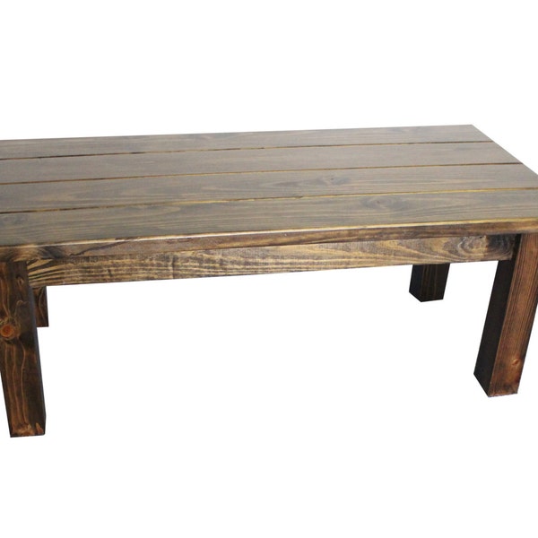 Rustic Coffee Table, Farmhouse Coffee Table, Solid Wood