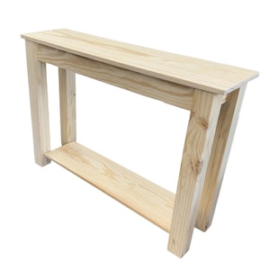 Unfinished Sofa Table / Sofa Table / Foyer table / Media Table